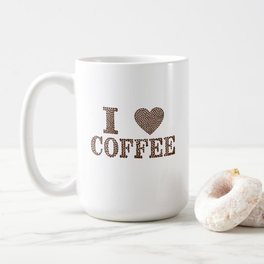 J'Aime La Mug De Café (Avec donut)