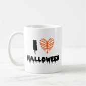 J'Aime La Mug De Café Halloween (Gauche)