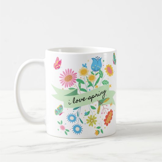 J'Aime La Mug Du Printemps (Gauche)