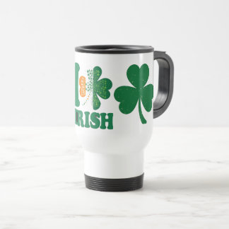 J'Aime La Mug Irlandaise | Shamrock de la Saint-Pa
