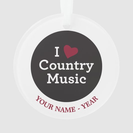 J'aime la musique country (dos)