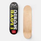 J'AIME LA MUSIQUE Skateboard (Recto)
