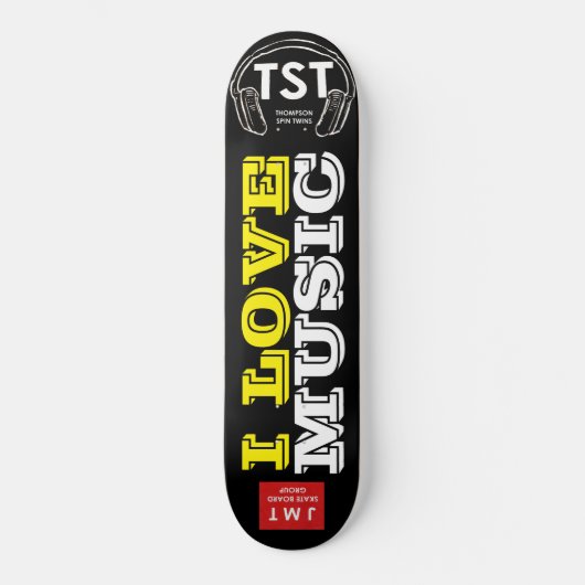 J'AIME LA MUSIQUE Skateboard (Recto)