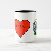 J'aime la personnaliser de tasse de Hamfests il ! (Centre)