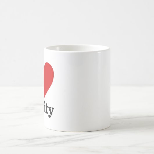 J'aime la réalité Mug (Centre)
