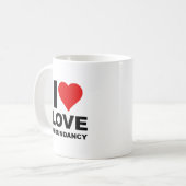 J'aime la redondance Mug drôle (Devant gauche)