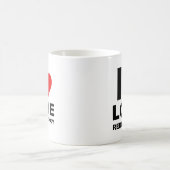 J'aime la redondance Mug drôle (Centre)