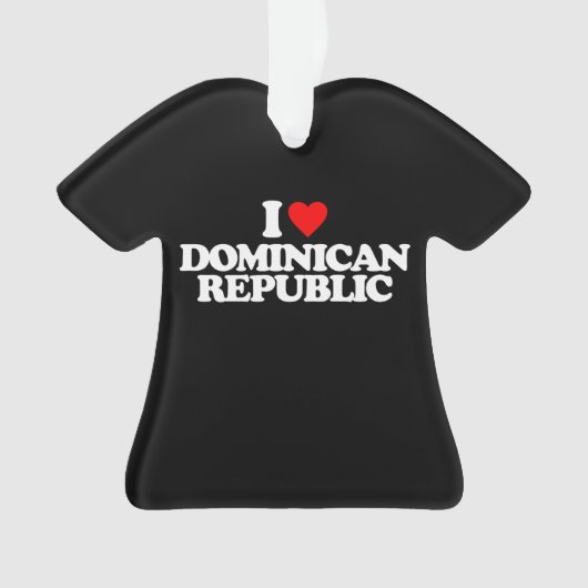 J'AIME LA RÉPUBLIQUE DOMINICAINE (devant)