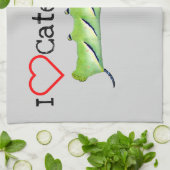 J'aime la serviette de cuisine de sphinx de (Plié)