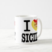 J'aime la sicile Mug (Devant droit)