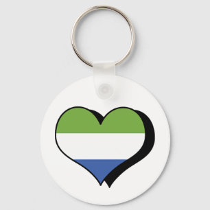 J'aime la Sierra Leone Porte-clés