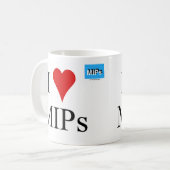 J'aime la tasse 2 de MIPs (Devant gauche)