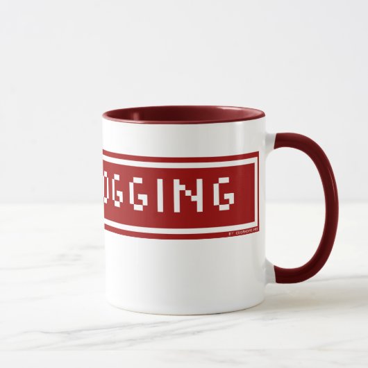 J'aime la tasse Blogging de bouton de blog (Droite)