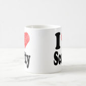 J'aime la tasse d'art de coeur de Scotty (Centre)