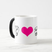 J'aime la tasse d'ASL (Devant gauche)