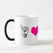 J'aime la tasse d'ASL (Gauche)
