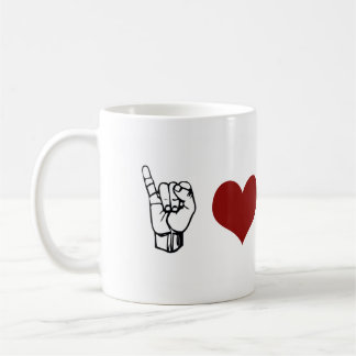 J'aime la tasse d'ASL