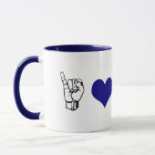 J'aime la tasse d'ASL (Gauche)