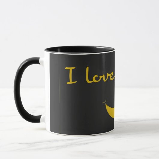 J'aime la tasse de bananes (Gauche)