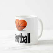 J'aime la tasse de basket-ball (Devant droit)