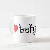 J'aime la tasse de Bollywood (Devant gauche)