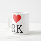 J'aime la tasse de café de Berkshire Hathaway (Devant gauche)