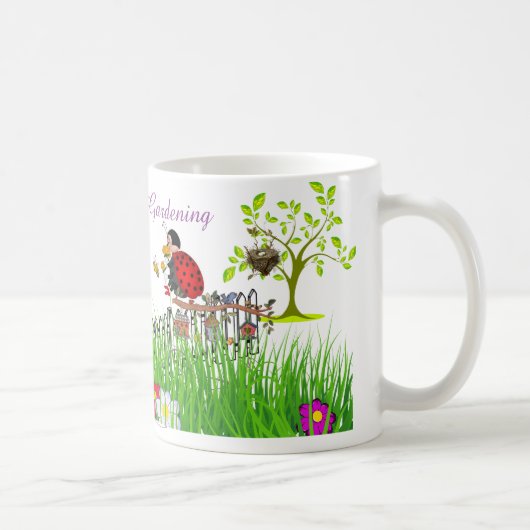 J'aime la tasse de café de jardinage (Droite)