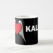J'aime la tasse de café de Kaleb (Centre)
