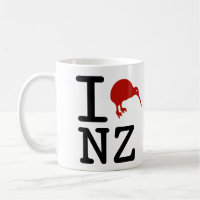 J'aime la tasse de café de la Nouvelle Zélande