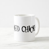 J'aime la tasse de café de poulet frit (Devant droit)