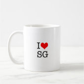 J'AIME la tasse de café de SG (Gauche)