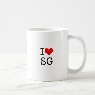 J'AIME la tasse de café de SG