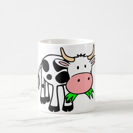 J'aime la tasse de café mignonne de vache à vaches (Centre)