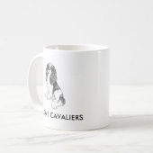 J'aime la tasse de cavaliers (Devant gauche)