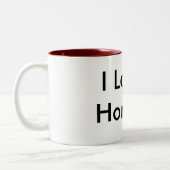 J'aime la tasse de chevaux (Gauche)