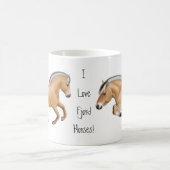J'aime la tasse de chevaux de fjord (Centre)