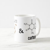 J'aime la tasse de chocolat et de caféine (Devant droit)