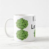 J'aime la tasse de classique de laitue (Gauche)