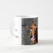 J'aime la tasse de classique de Vizslas (Devant gauche)
