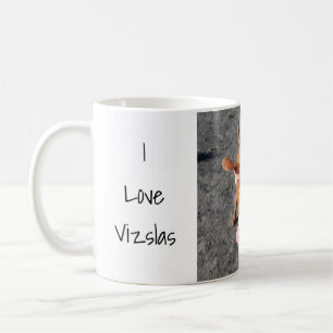 J'aime la tasse de classique de Vizslas