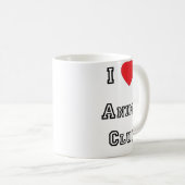 J'aime la tasse de club d'Anime (Devant droit)