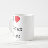 J'aime la tasse de club d'Anime (Devant gauche)