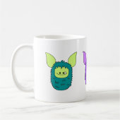 J'aime la tasse de Fuzzlings - trio de Fuzzlings (Gauche)