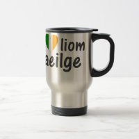 J'aime la tasse de gaélique de Gaeilge d'Irlandais