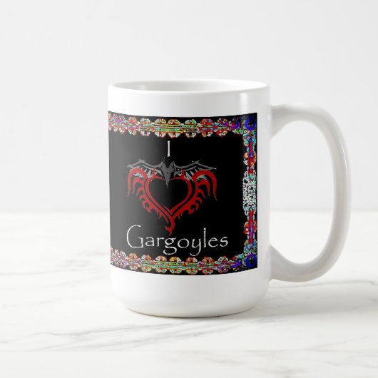 J'aime la tasse de gargouilles (Droite)