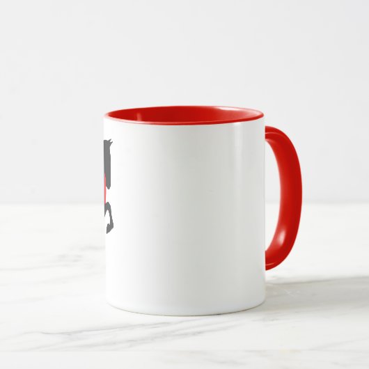 J'aime la tasse de Hackneys (Devant droit)