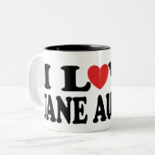 J'aime la tasse de Jane Austen (Devant gauche)