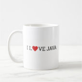J'aime la tasse de Java (Gauche)