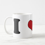 J'AIME LA TASSE DE LA CANNE CORSO (Gauche)