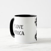 J'AIME la tasse de l'AFRIQUE (Devant gauche)